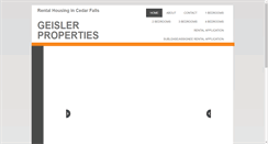 Desktop Screenshot of geislerproperties.com