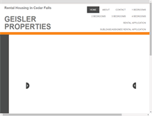 Tablet Screenshot of geislerproperties.com